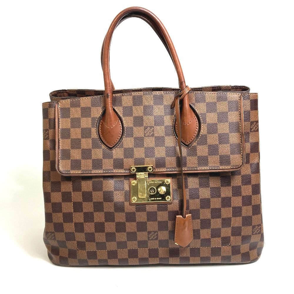 ルイヴィトン LOUIS VUITTON アスコット N41273 ダミエ  カバン トートバッグ ハンドバッグ ダミエキャンバス エベヌ ブラウン