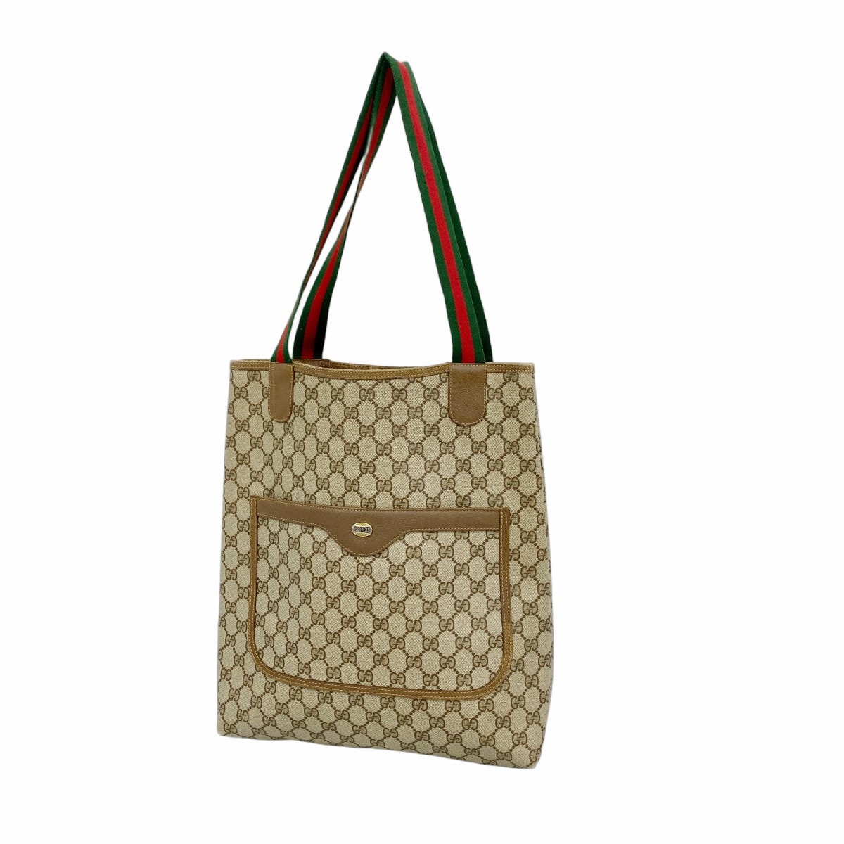 グッチ　バッグ B (目立った傷や汚れなし)】GUCCI グッチ GG ロゴ レザー ショルダー