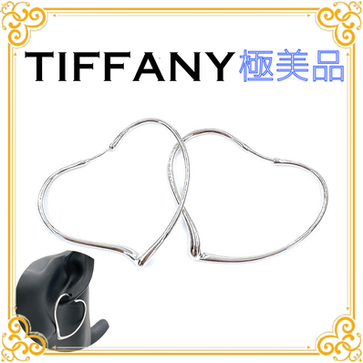 Tiffany&Co. ティファニー エルサペレッティ オープンハート フープピアス レディース シルバー