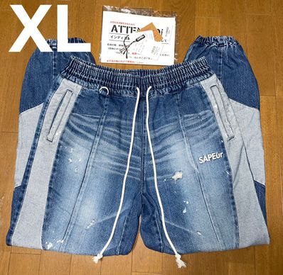 SAPEur DENIM TRACK PANTS "Indigo"