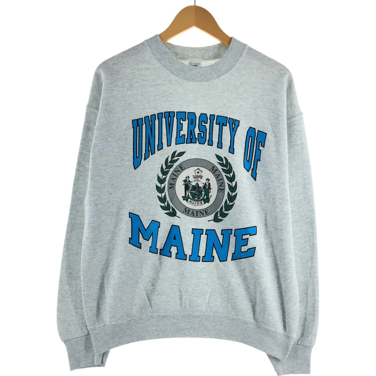 古着 90年代 フルーツオブザルーム FRUIT OF THE LOOM カレッジスウェットシャツ トレーナー USA製 メンズL相当 ヴィンテージ/eaa501447