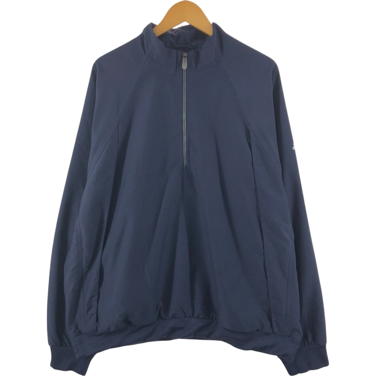 古着 00年代 アディダス adidas CLIMASHELL WIND ハーフジップ ウォームアッププルオーバー メンズXL相当/eaa555960