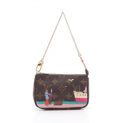 ルイ・ヴィトン LOUIS VUITTON ミニ ポシェット アクセソワール モノグラム イリュストレ ハンドバッグ バッグ モノグラム モノグラム レディース ブラウン系 / マルチカラー M62141 【中古】