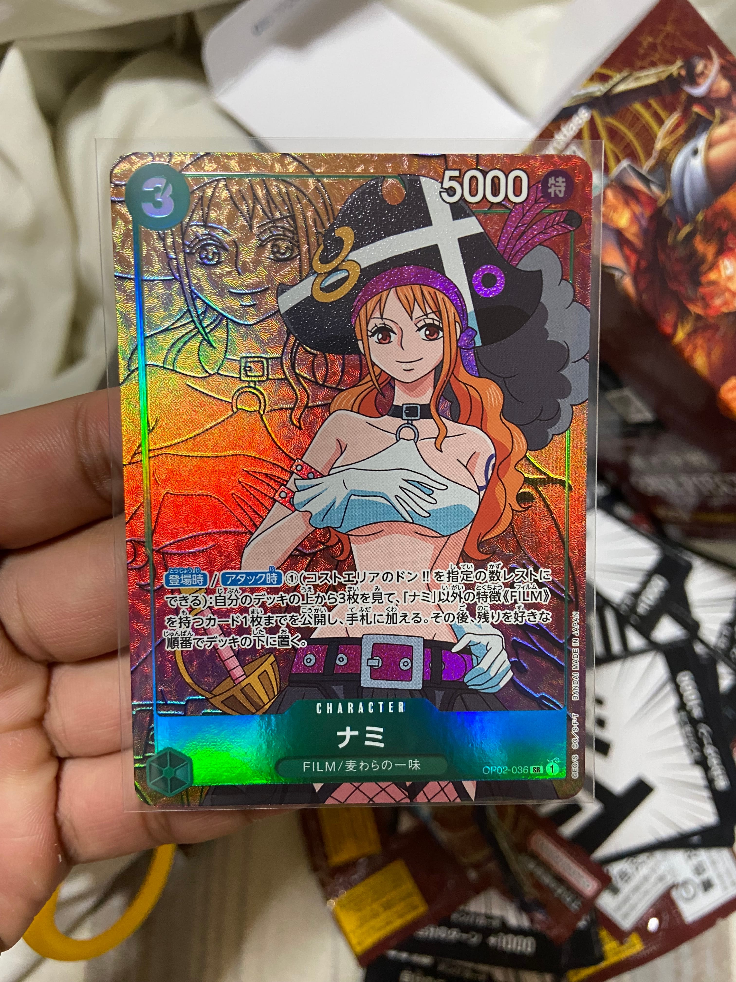 ナミ SR-P [OP02-036] (ブースターパック頂上決戦)