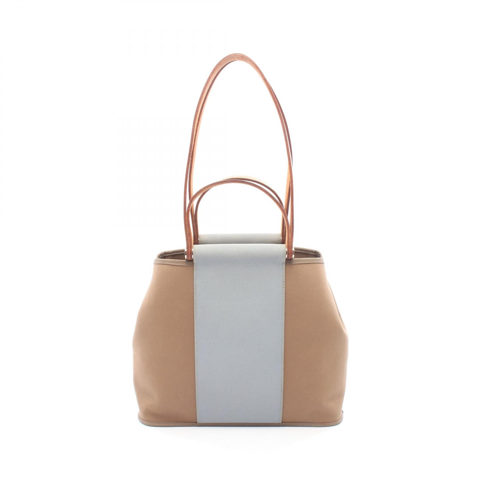 エルメス HERMES カバックPM エトゥープ シエル トートバッグ バッグ トワルオフィシエ / ヴァッシュハンター トワルオフィシエ □P刻印(2012年製造) レディース グレー系 / ブルー系 【中古】