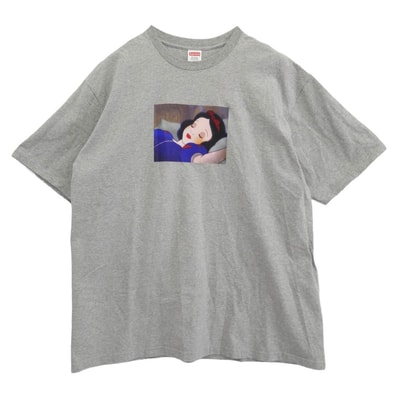 Supreme シュプリーム Tシャツ 24AW Snow White Tee スノーホワイト 白雪姫 半袖 Tシャツ グレー系 XXL【中古】