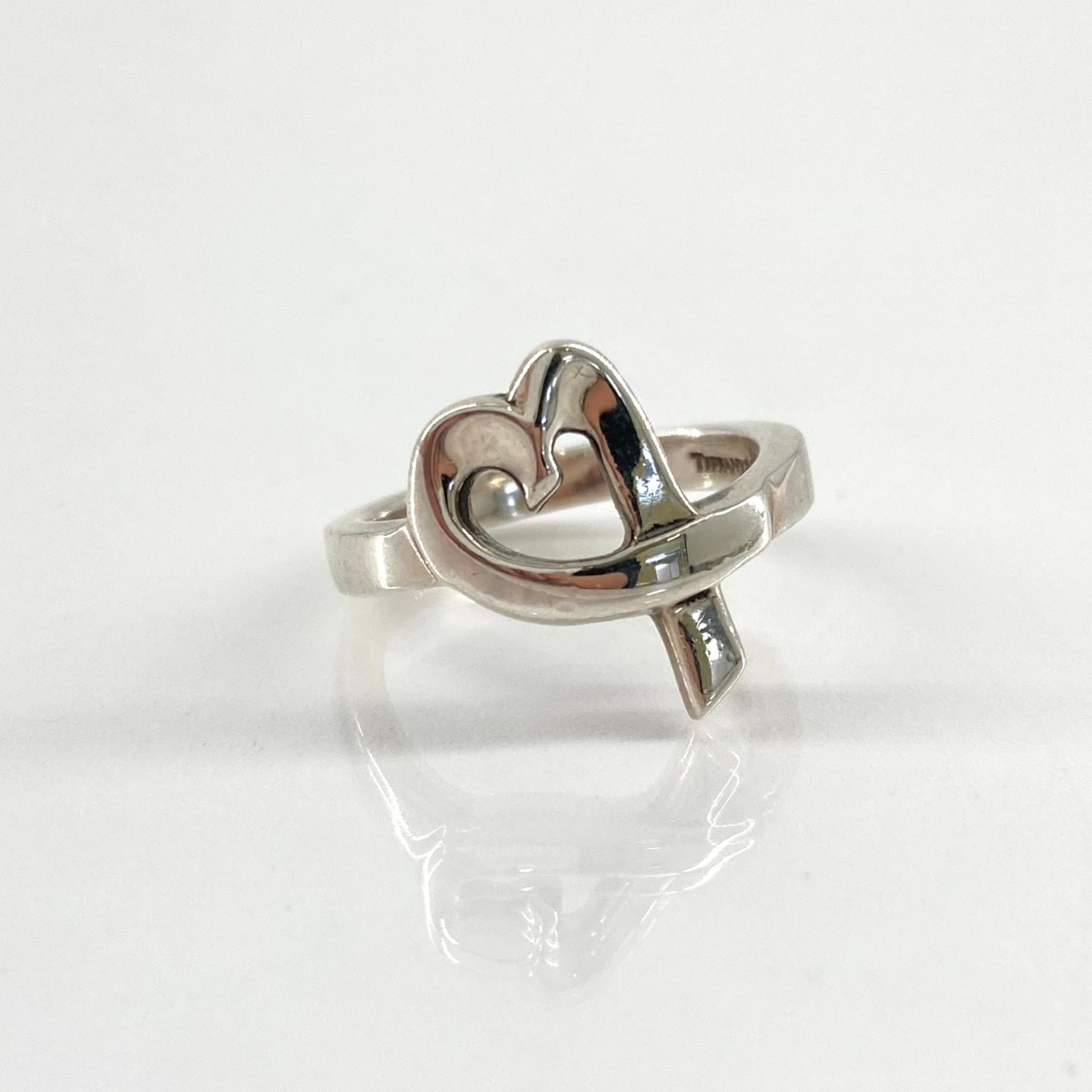 TIFFANY&Co.(ティファニー) ラビングハート Ag925 #9.5号 リング・指輪 4.0g シルバー