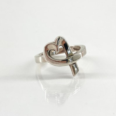 TIFFANY&Co.(ティファニー) ラビングハート Ag925 #9.5号 リング・指輪 4.0g シルバー