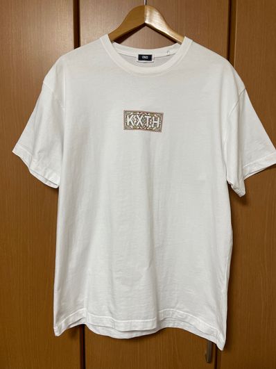 Kith Beige Moroccan Tile Classic Logo Tee "White"