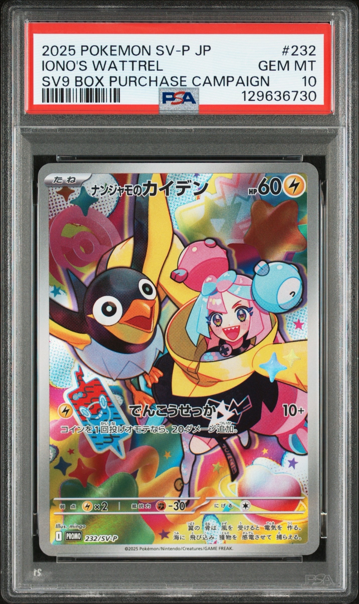 ナンジャモのカイデン P [SV-P 232](プロモーションカード「拡張パック バトルパートナーズ Box購入キャンペーン」)