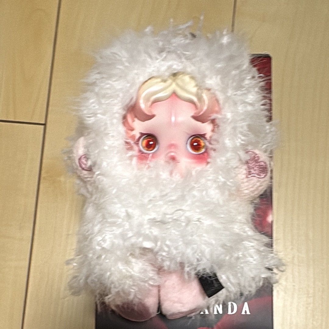 POP MART SKULLPANDA You Found Me! Series Plush Doll Pendant Ghostie