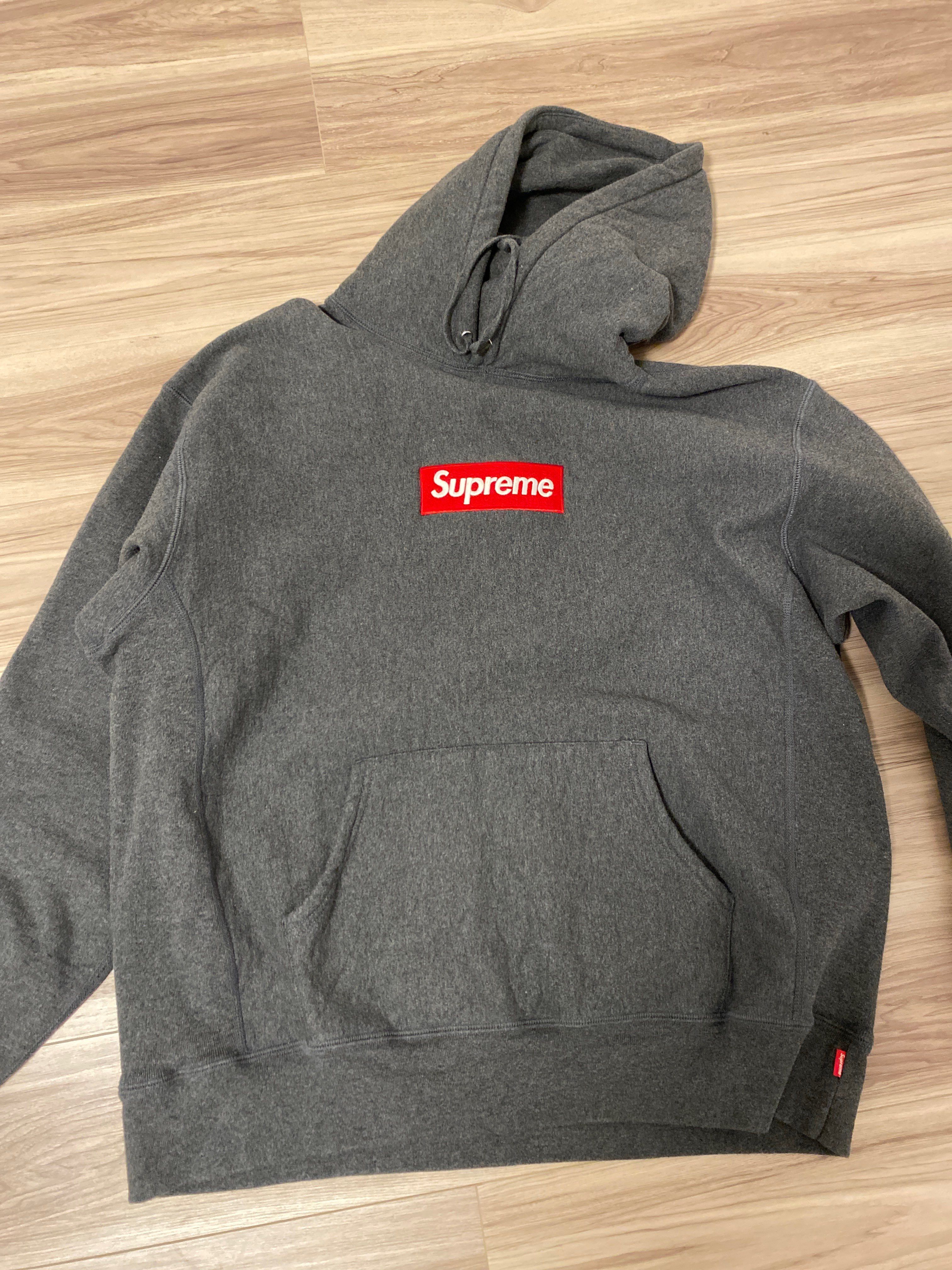 Supreme Box Logo Hooded Sweatshirt "Charcoal" (21FW)
