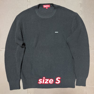 Supreme Melange Rib Knit Sweater "Black"