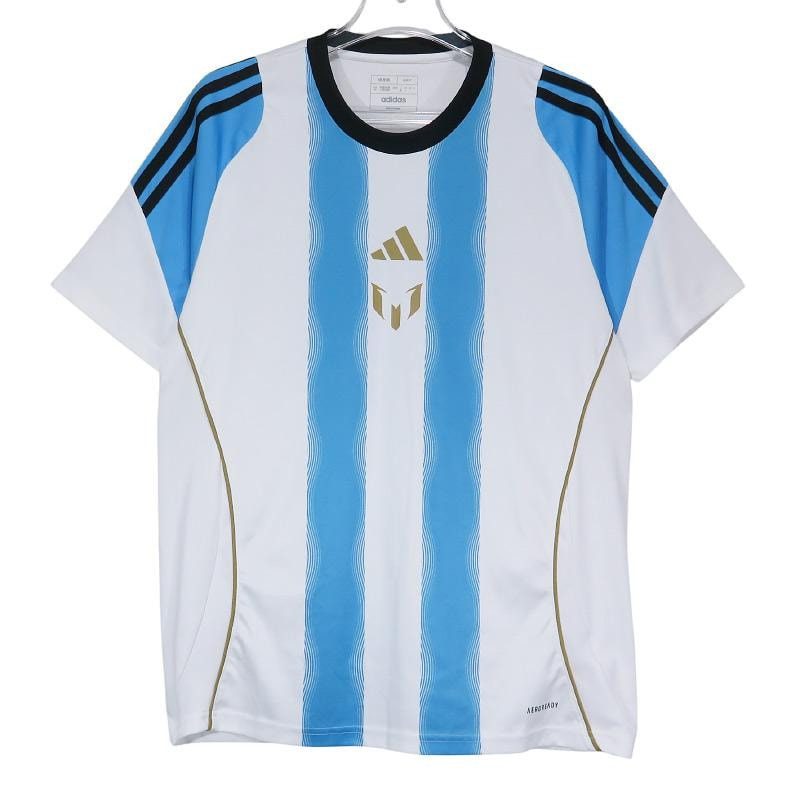 adidas アディダス メッシ トレーニングジャージ IZ2996 ゲームシャツ サッカー アルゼンチン ユニフォーム Tシャツ サイズXL