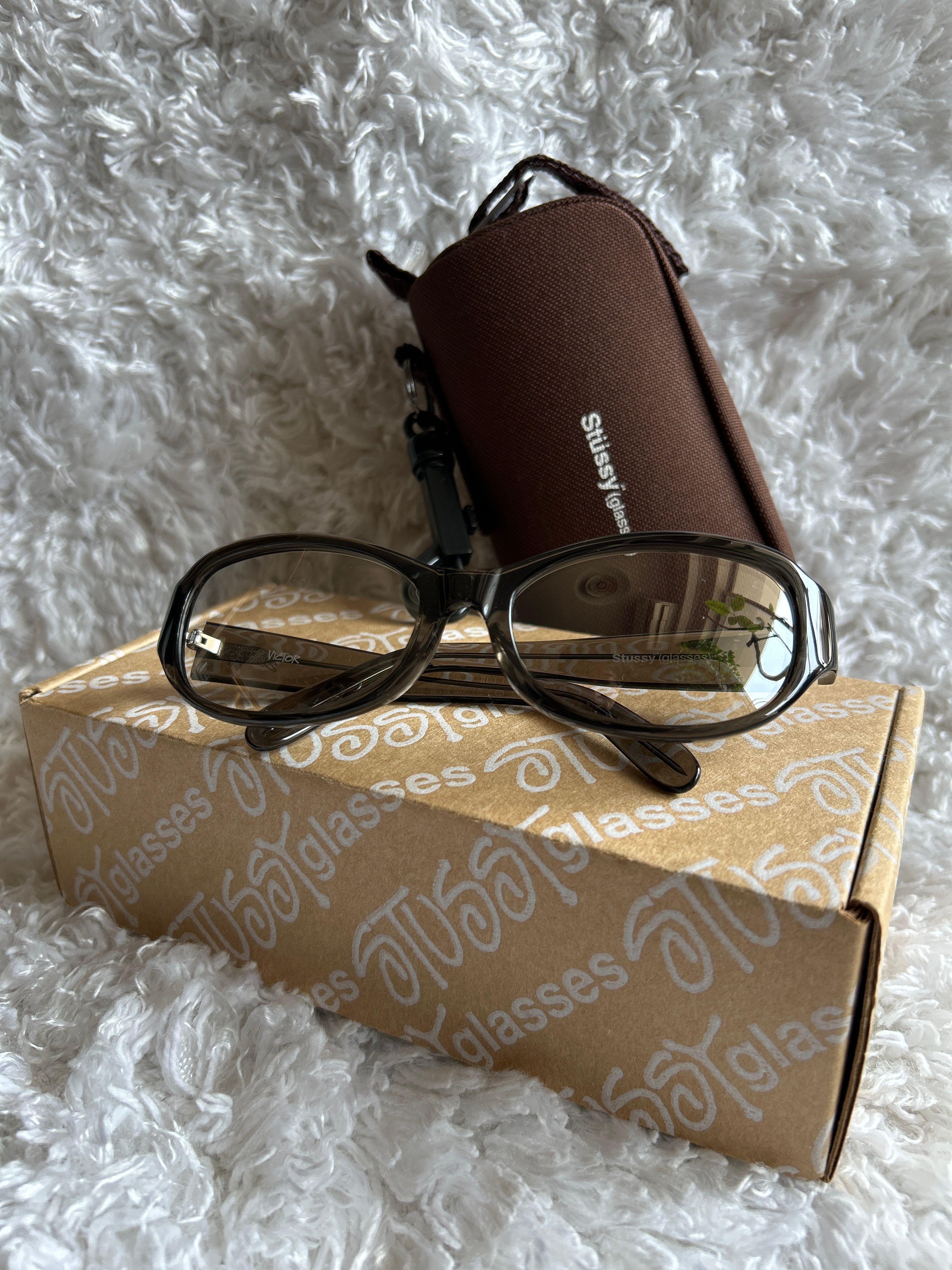 stussy VICTOR サングラス アイウェア メガネ グレー