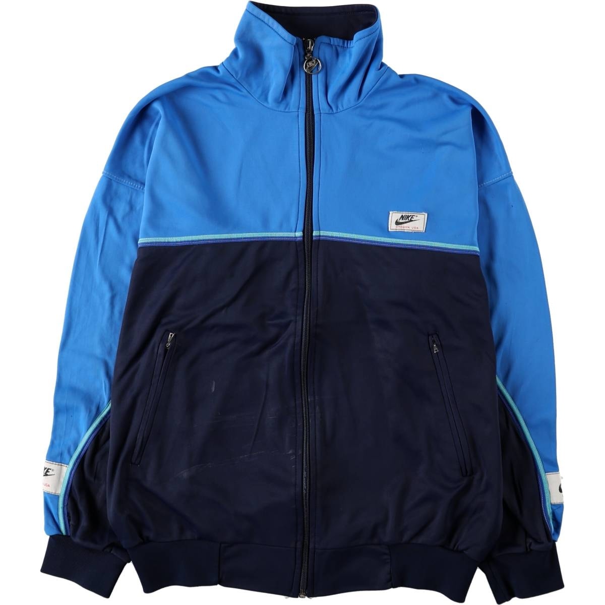 古着 80年代 ナイキ NIKE 紺タグ ジャージ トラックジャケット メンズS相当 ヴィンテージ/evb035839