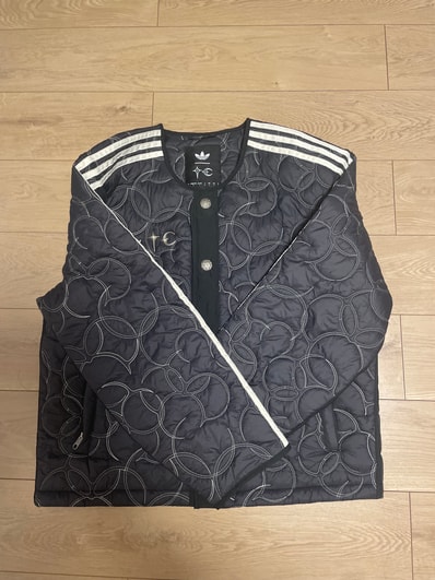 adidas x Thug Club Padded Jacket "Black/Silver Metallic"