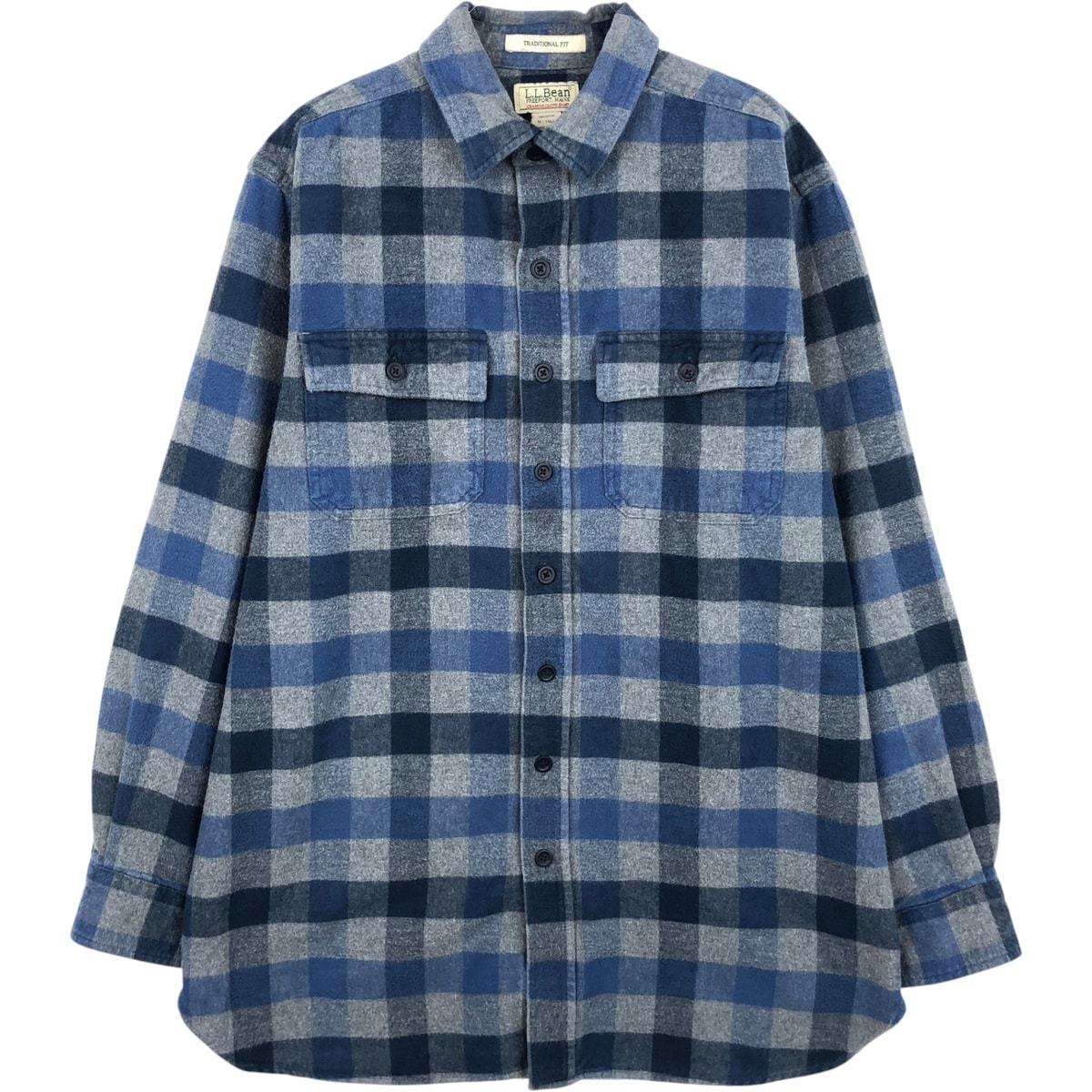 古着 ~90年代 エルエルビーン L.L.Bean TRADITIONAL FIT 長袖 シャモアクロスシャツ メンズM相当 ヴィンテージ/eaa637956