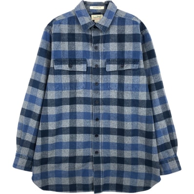 古着 ~90年代 エルエルビーン L.L.Bean TRADITIONAL FIT 長袖 シャモアクロスシャツ メンズM相当 ヴィンテージ/eaa637956