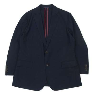 Brooks Brothers ブルックスブラザーズ VITALE BARBERIS CANONICO カノニコ生地 2B テーラード ジャケット ネイビー系 44R【中古】
