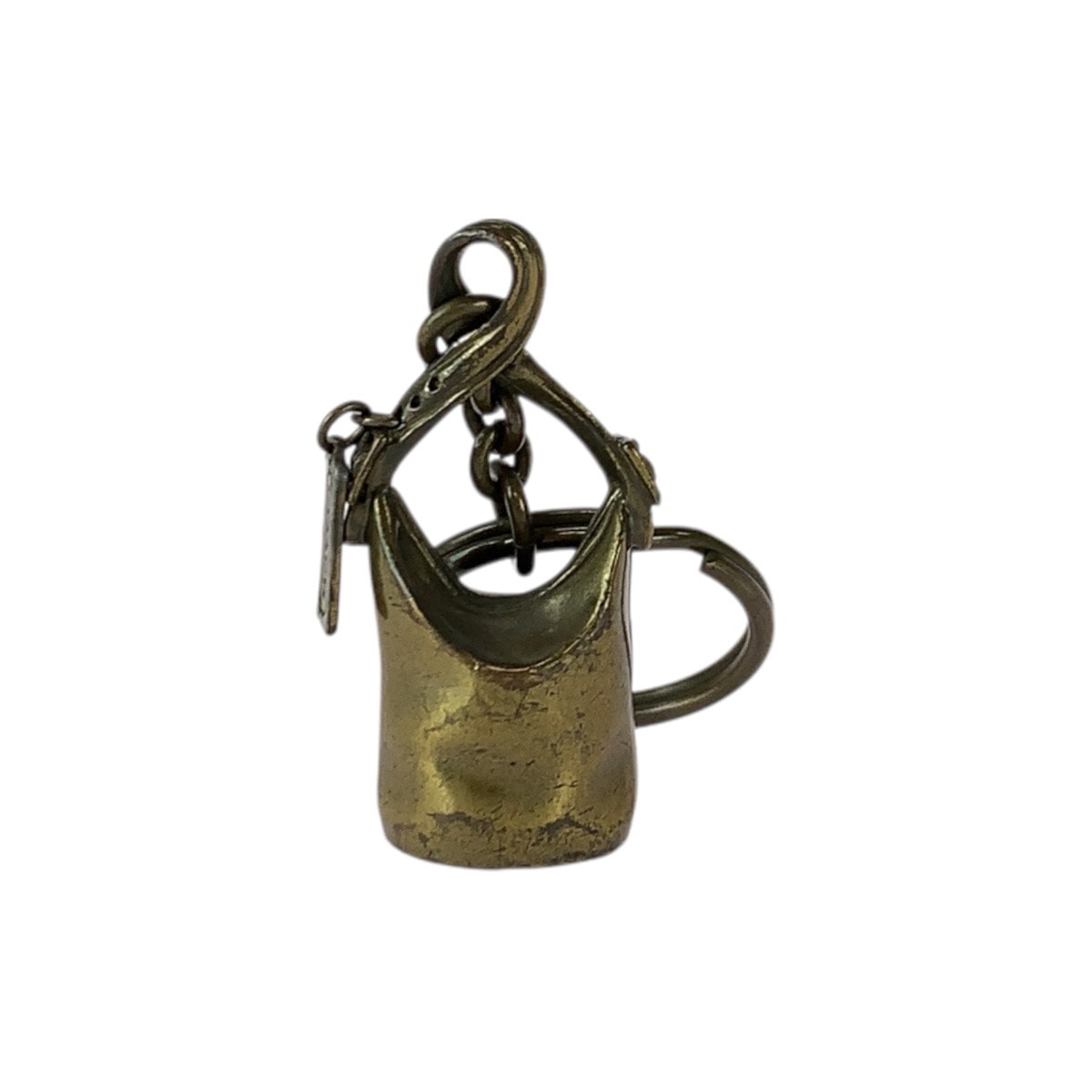 Stussy Metal Tag Keychain 