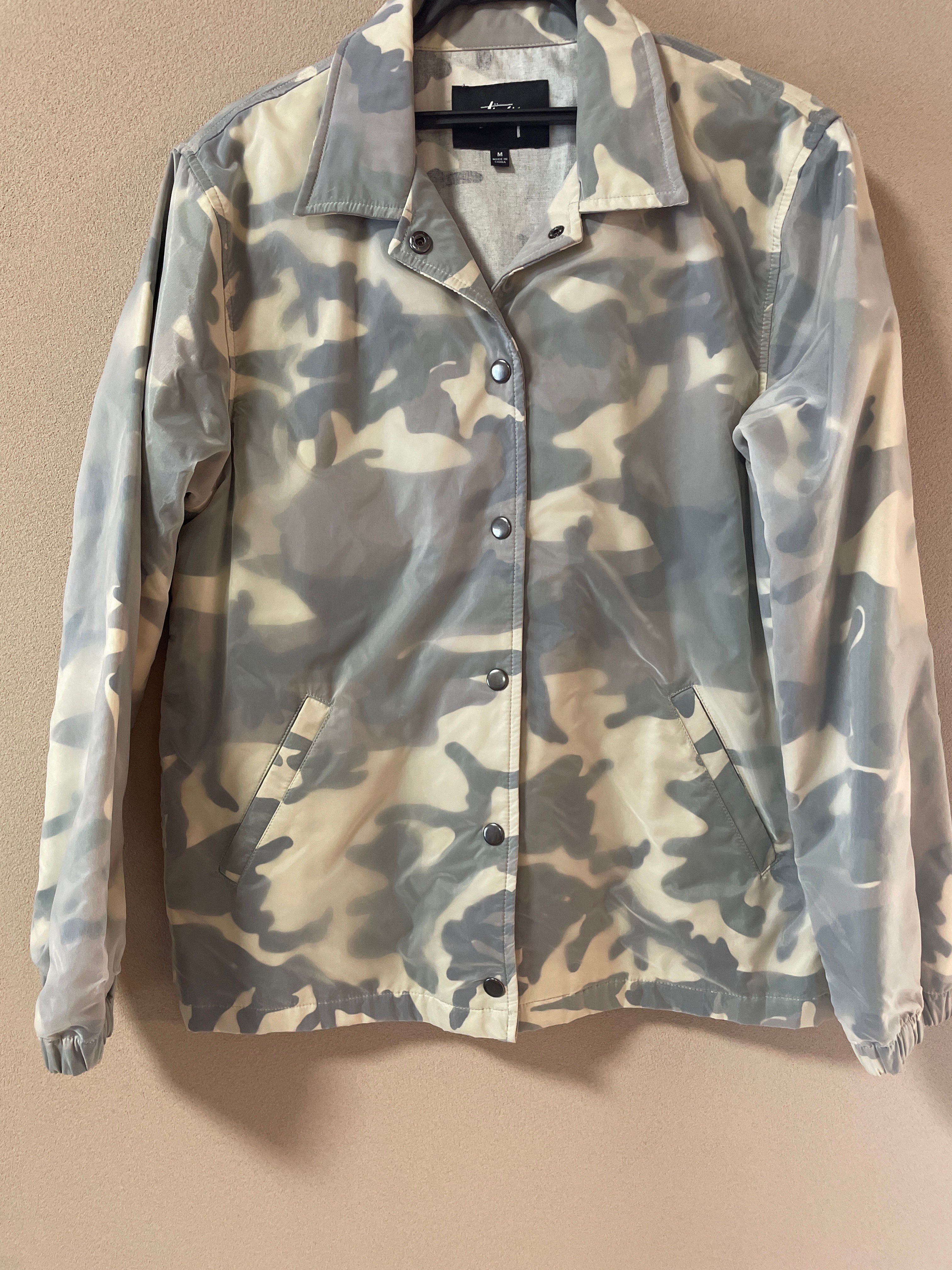 STUSSY コーチジャケット 迷彩柄 カモフラ ナイロン
