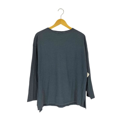 23SS Hard Twisted Border Jersey Boatneck L/S Tee【1142698928354】