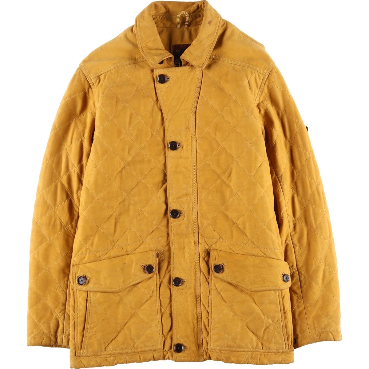 古着 90年代 ティンバーランド Timberland キルティング 中綿入り レザージャケット メンズL相当/eaa605510