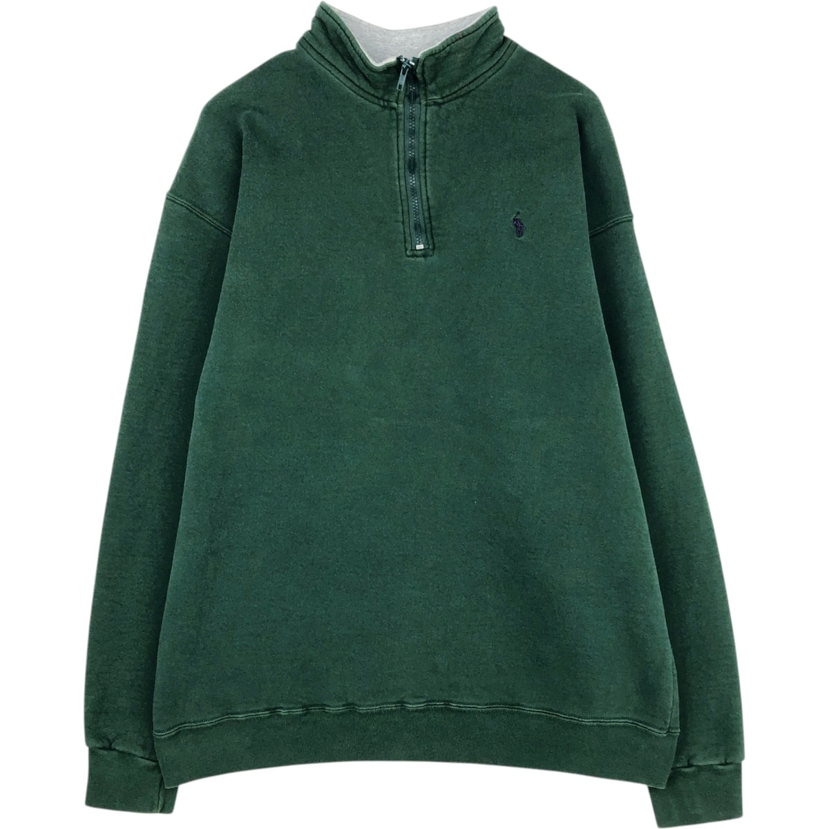 古着 ラルフローレン Ralph Lauren POLO by Ralph Lauren ハーフジップスウェットシャツ トレーナー USA製 メンズL相当/eaa624392