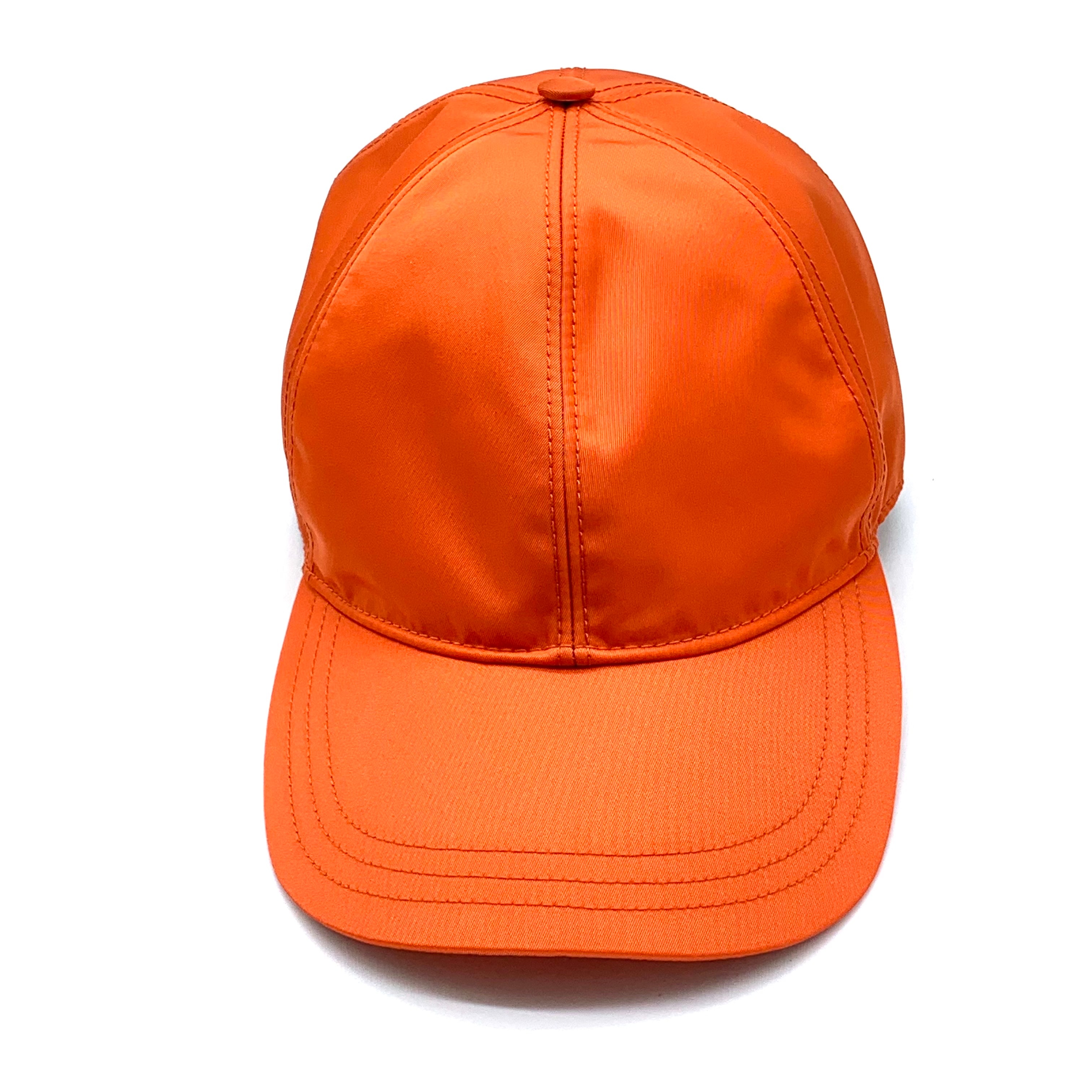 PRADA Re-Nylon Baseball Cap orange