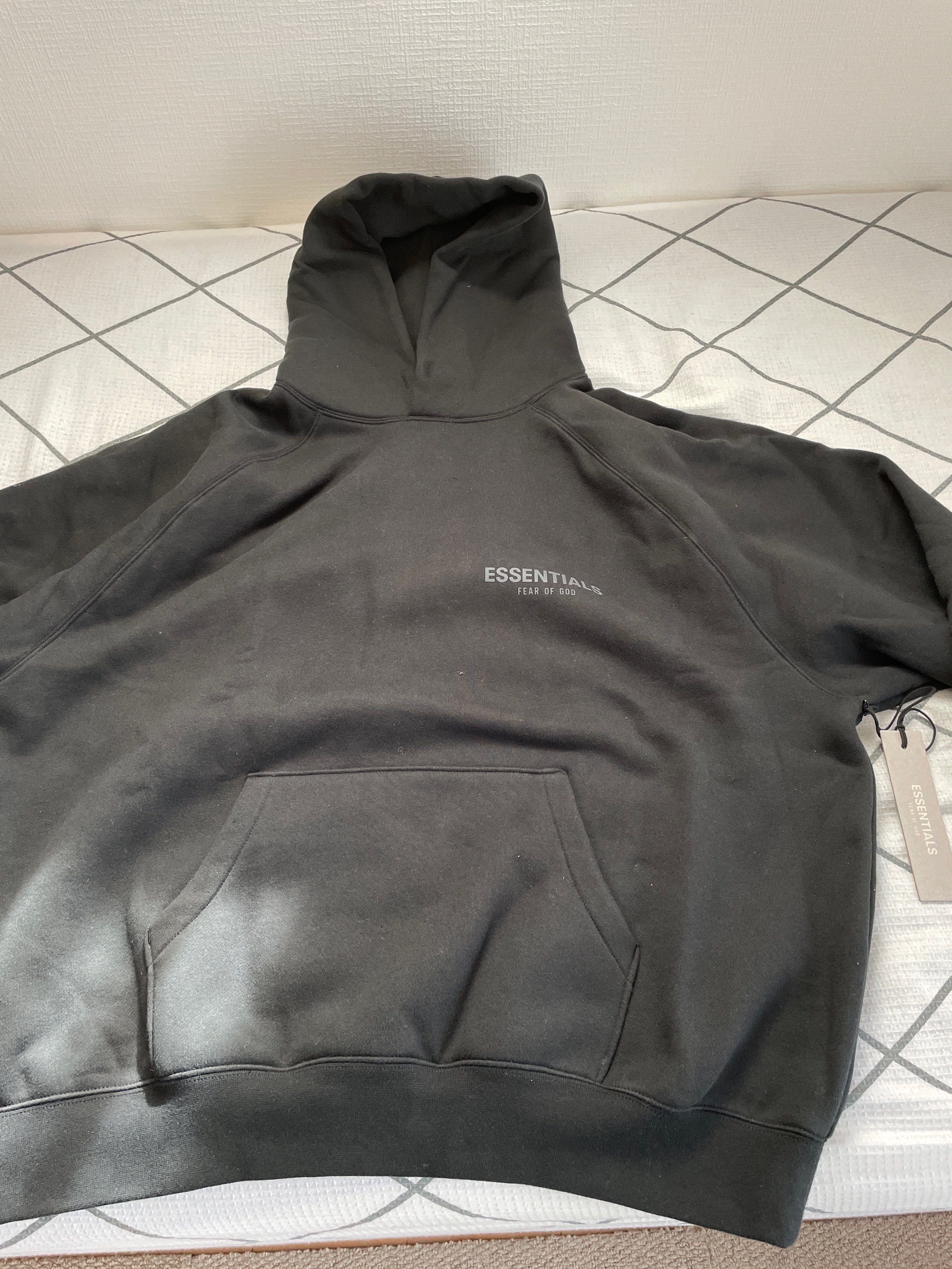 FEAR OF GOD ESSENTIALS PULLOVER HOODIE "Black"