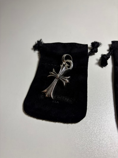 Chrome Hearts CH Cross Pendant Small / Plain Bail "Silver"