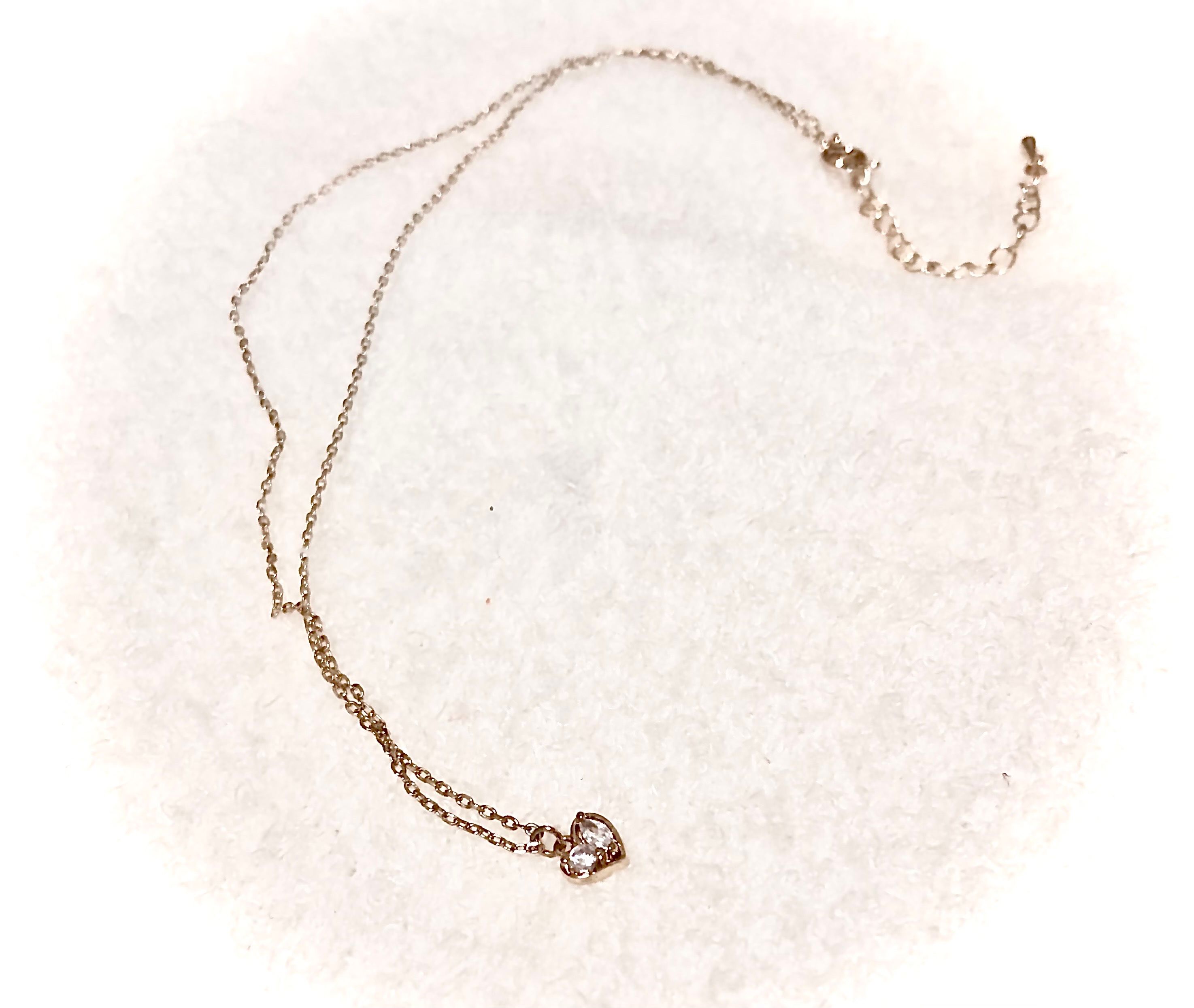 アンティーク品 18k1ct チャームネックレス