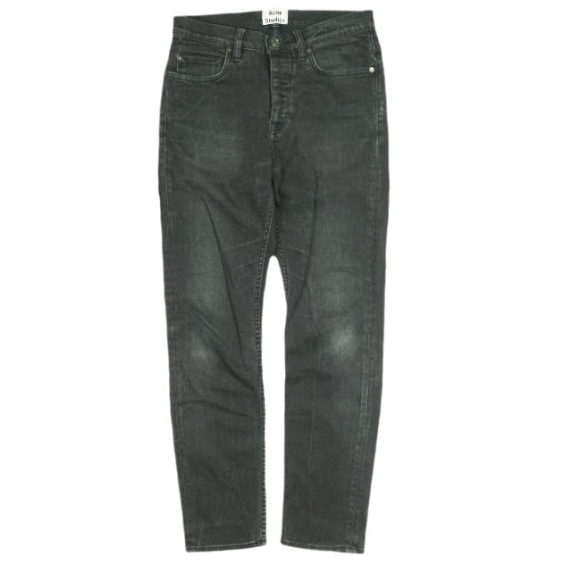 Acne Studios アクネストゥディオズ イタリア製 5ポケットスキニーデニムパンツ 1159-343-5363 28 FADED BLACK スリム ジーンズ ボタンフライ ボトムス g24249