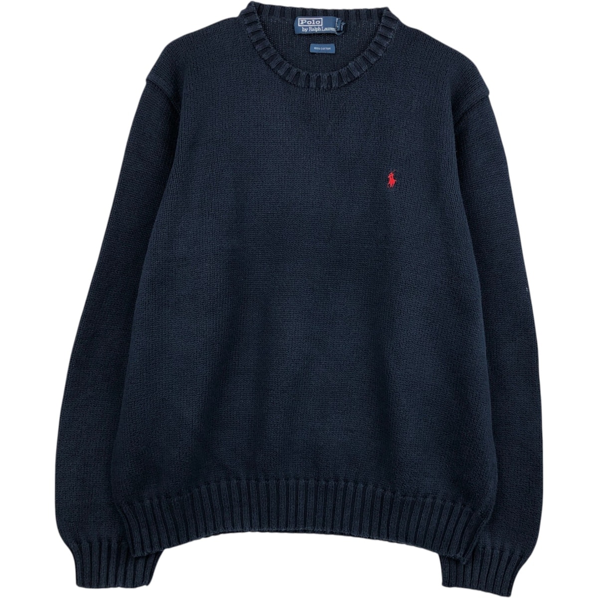 古着 ラルフローレン Ralph Lauren POLO by Ralph Lauren コットンニットセーター メンズXL相当/eaa627411