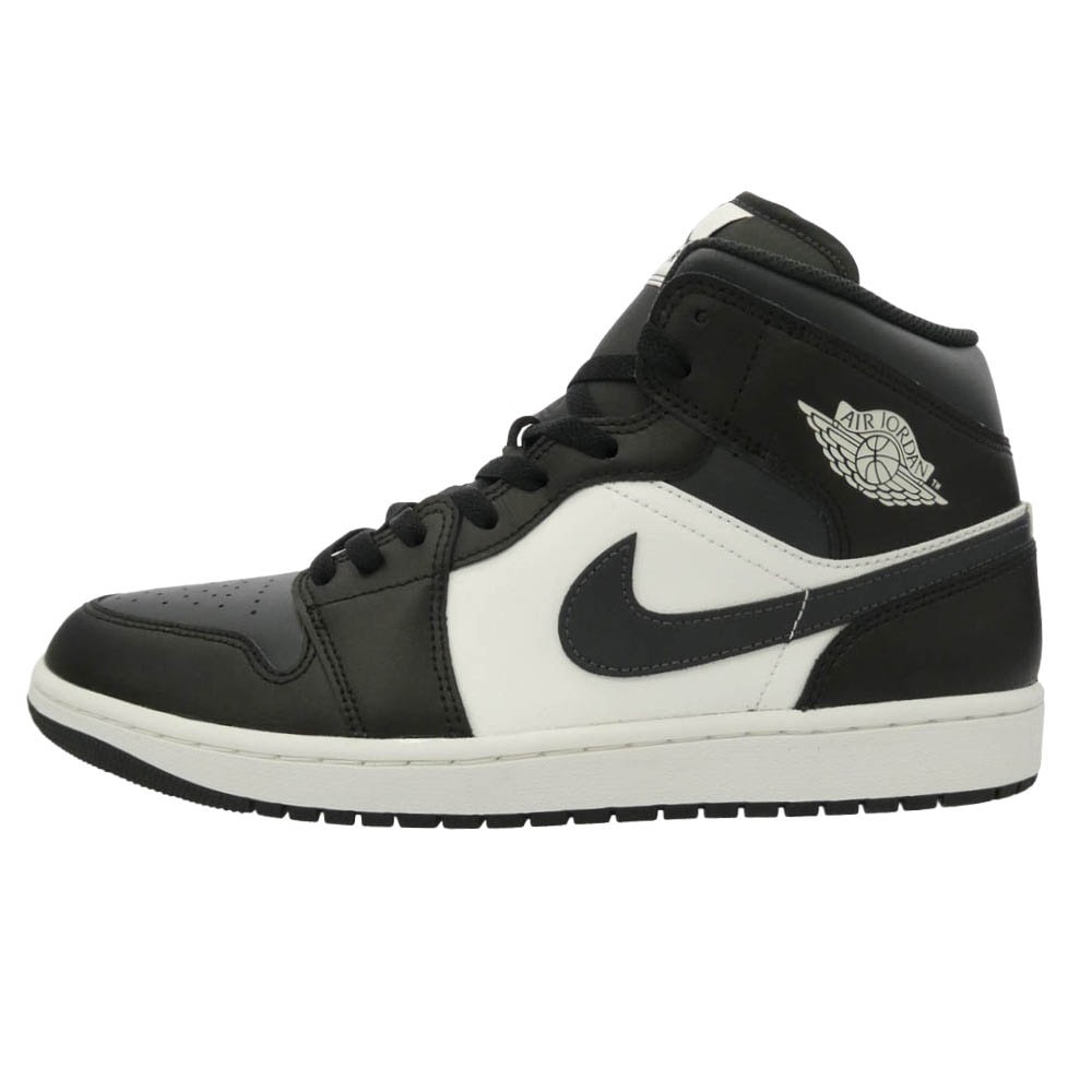 NIKE ナイキ DQ8426-010 Air Jordan 1 Mid Black Summit White Off Noir AJ1 エアジョーダン1 ミッド ブラック サミットホワイト オフノワール スニーカー 30cm【極上美品】【中古】