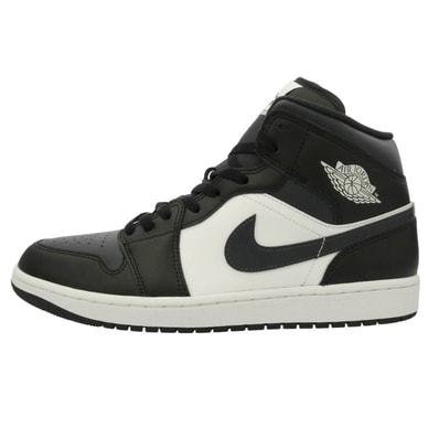 NIKE ナイキ DQ8426-010 Air Jordan 1 Mid Black Summit White Off Noir AJ1 エアジョーダン1 ミッド ブラック サミットホワイト オフノワール スニーカー 30cm【極上美品】【中古】
