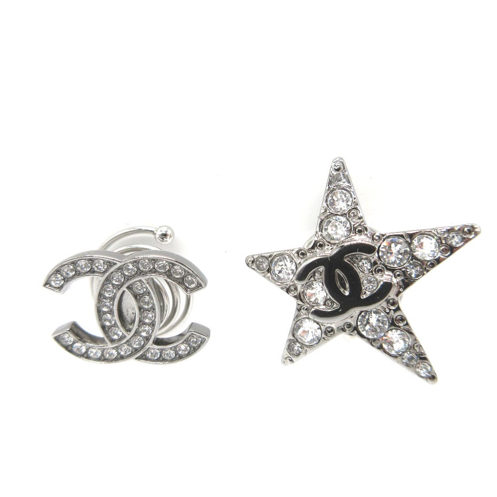 シャネル    ヘアアクセサリー ココマーク スター ラインストー