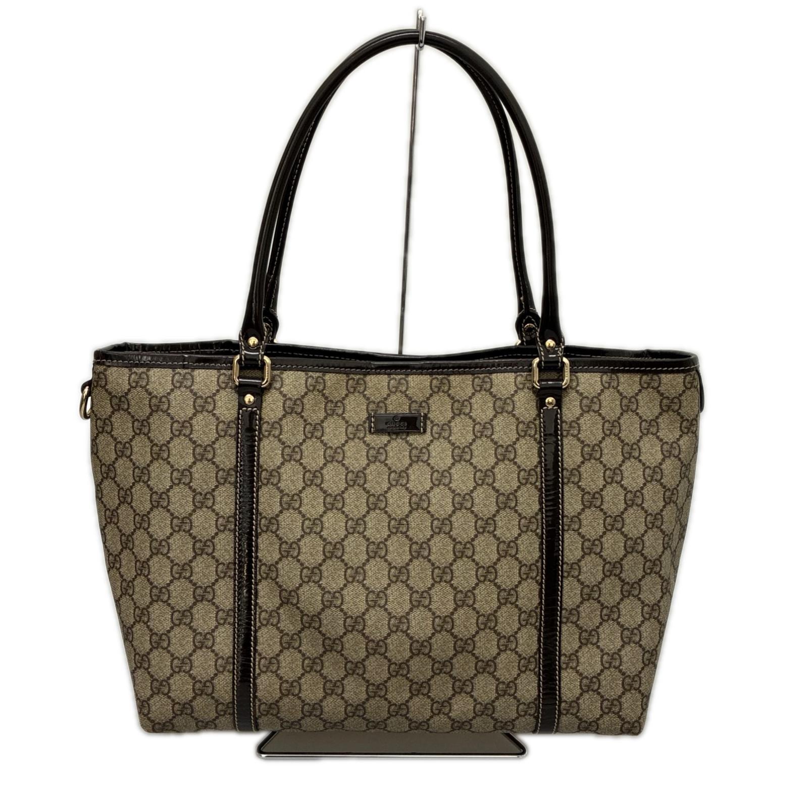 GUCCI グッチ トートバッグ GGスプリーム PVC 197953 ブラウン
