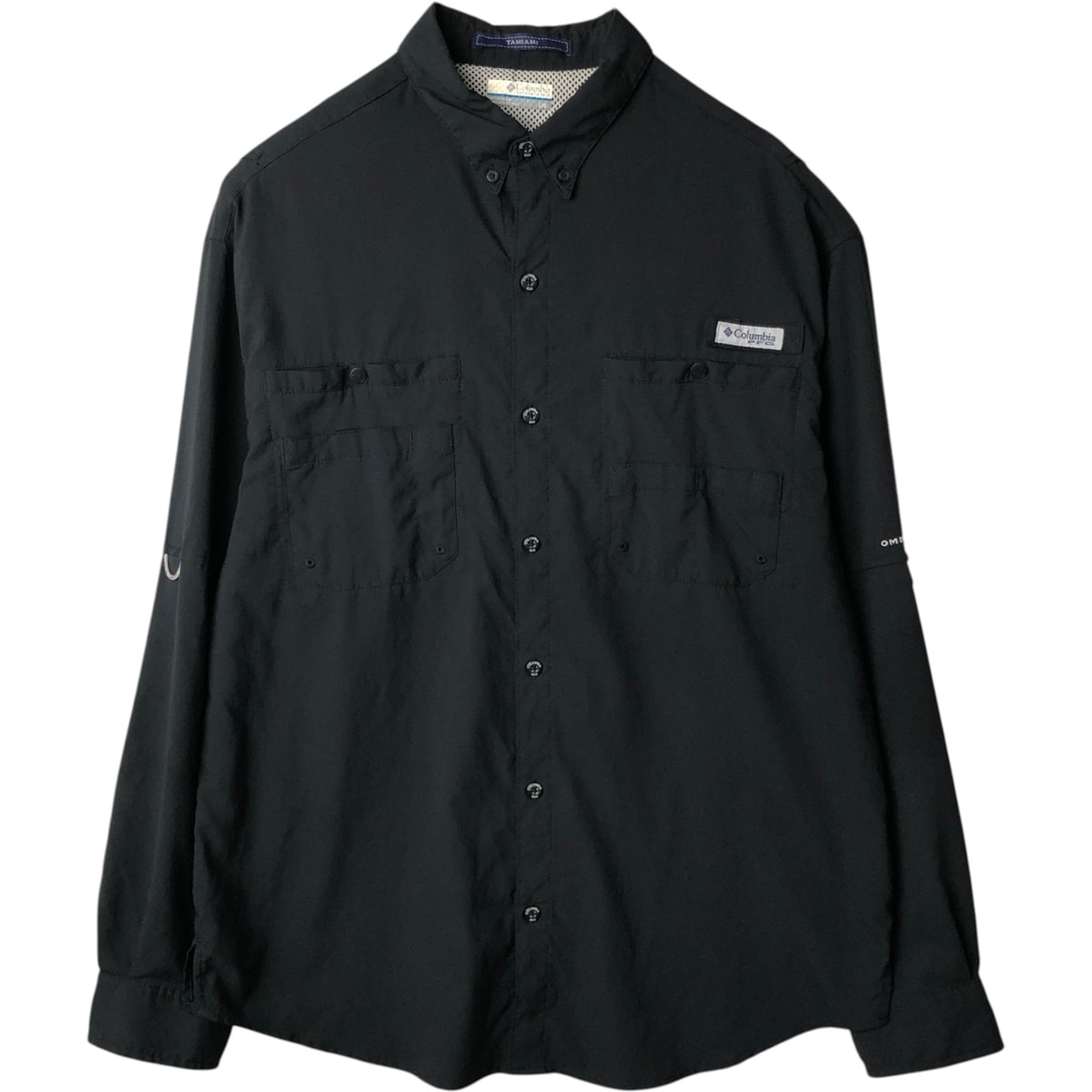 古着 コロンビア Columbia PFG OMNI-SHADE オムニシェイド リップストップ 長袖 フィッシングシャツ メンズL相当/eaa635623