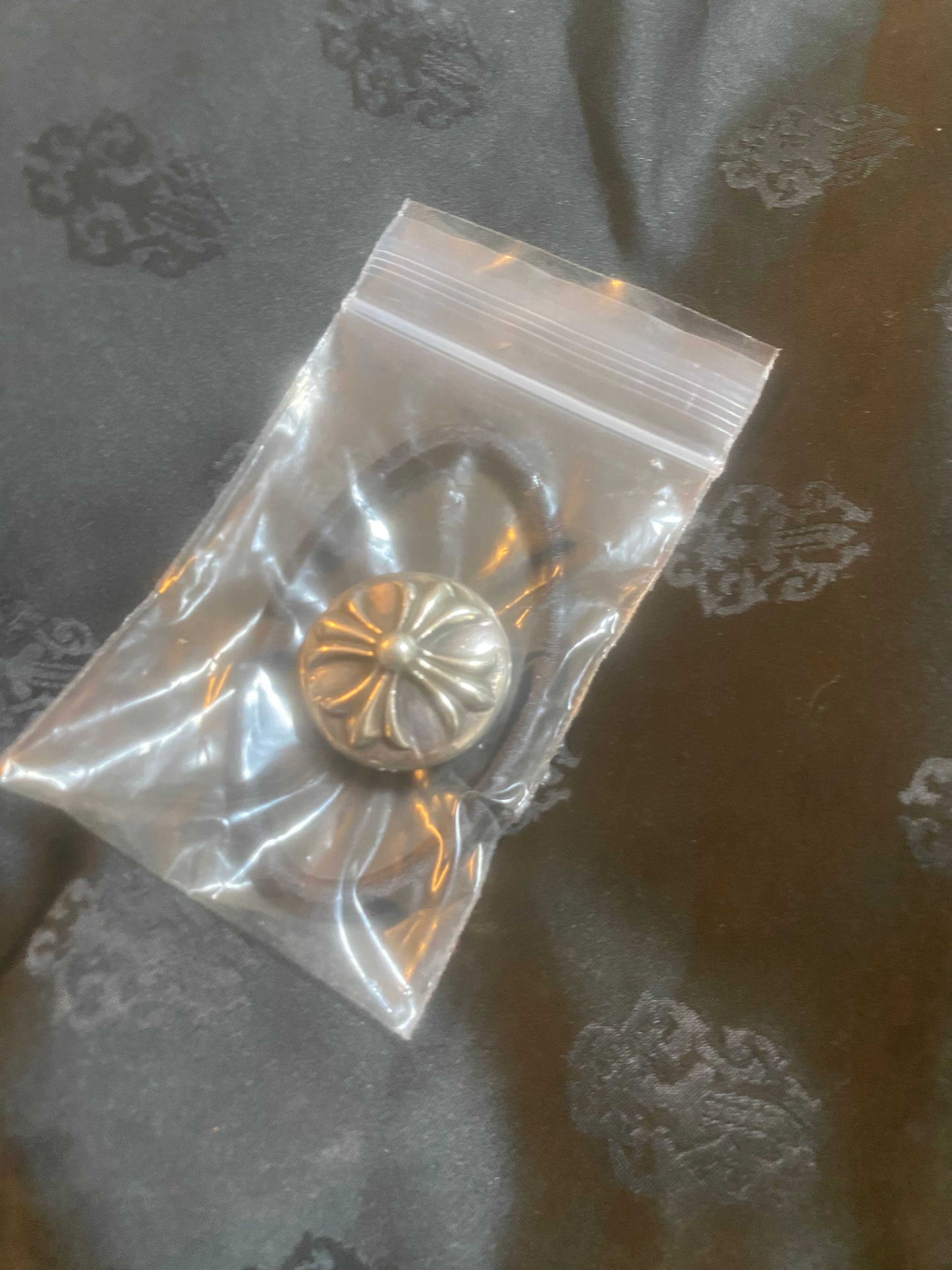 Chrome Hearts Hair Band # 2 Cross Bracelet "Black"