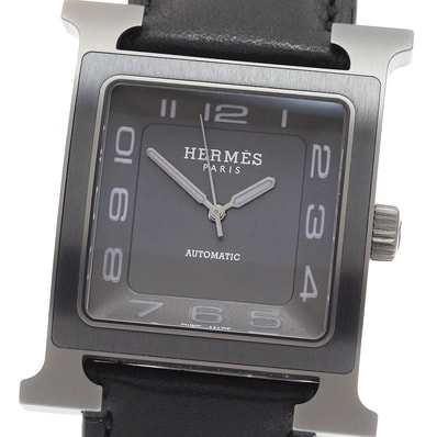☆極美品 ★箱・保 エルメス Hウォッチ HH5.841 メンズ 【中古】