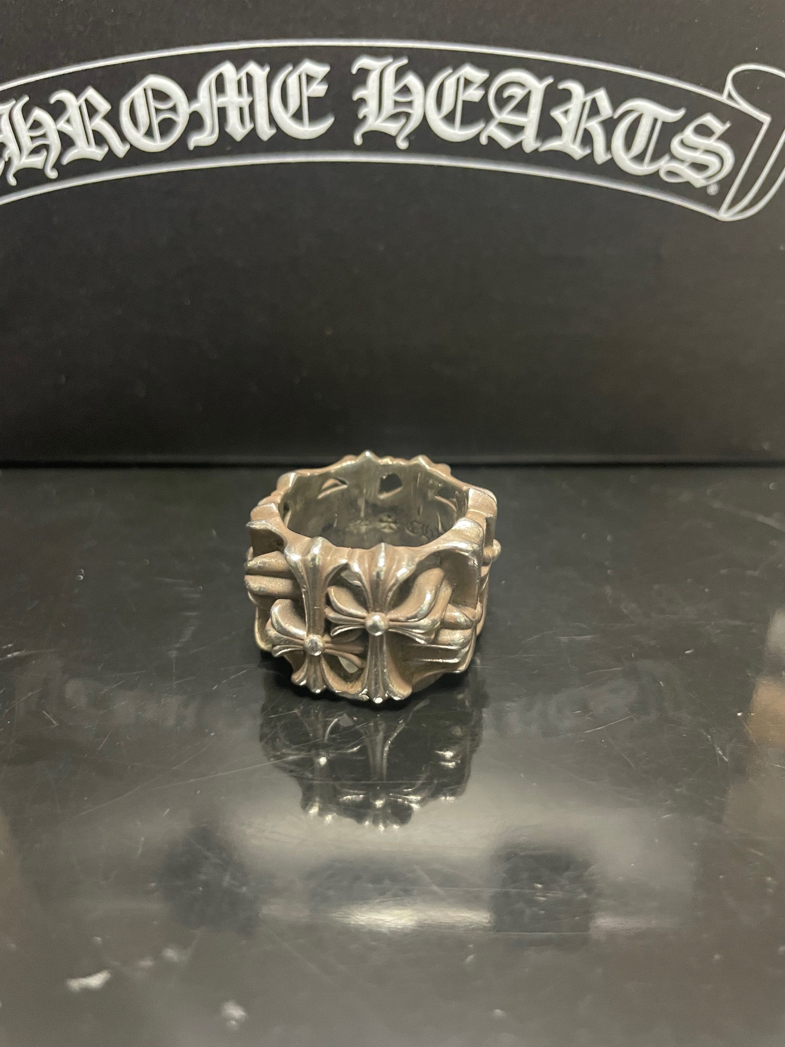 Chrome Hearts Cemetery Cross Ring "Silver"