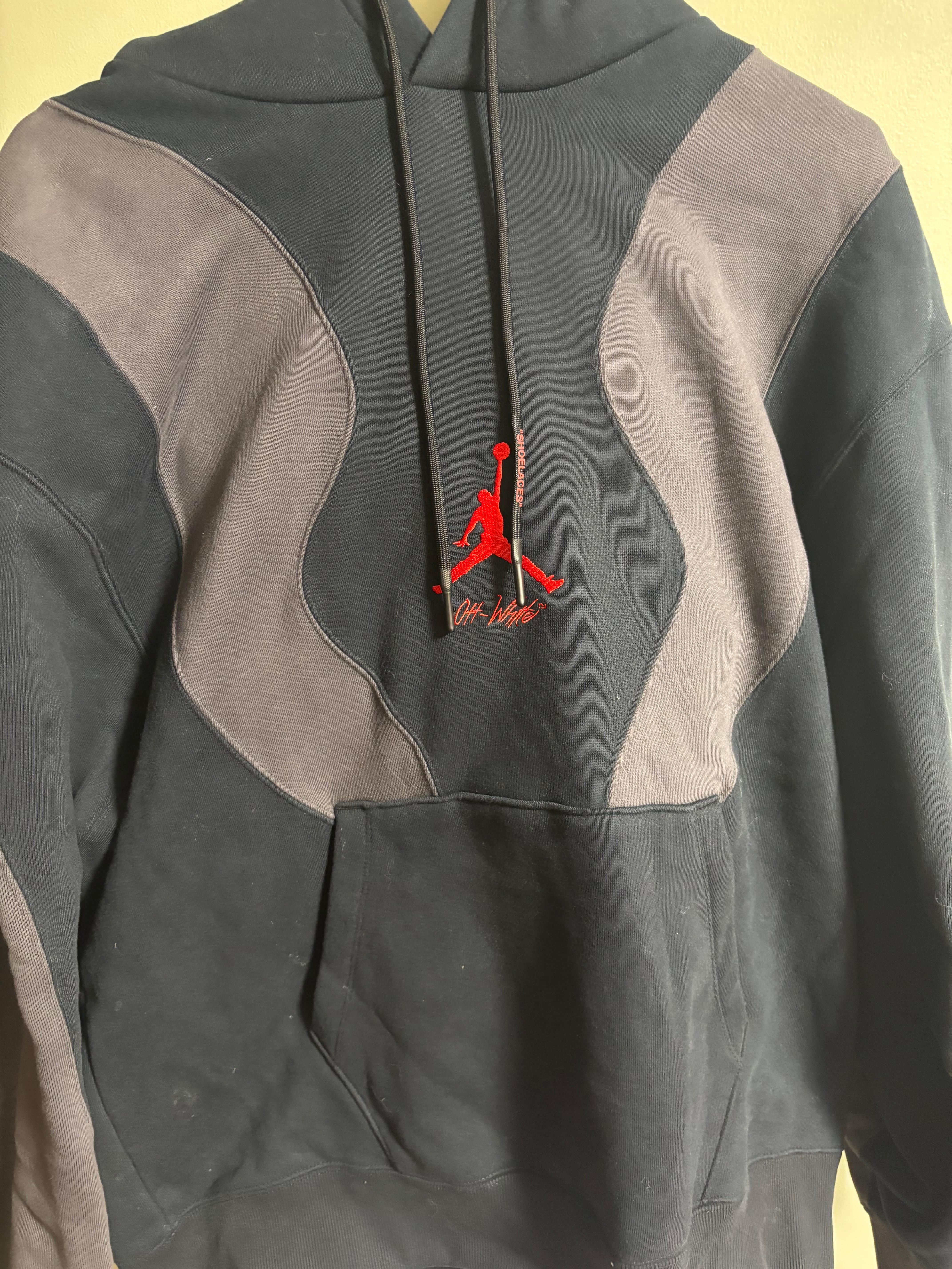 OFF-WHITE / Jordan Hoodie "Black"