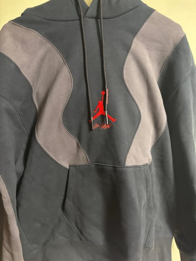 OFF-WHITE / Jordan Hoodie "Black"