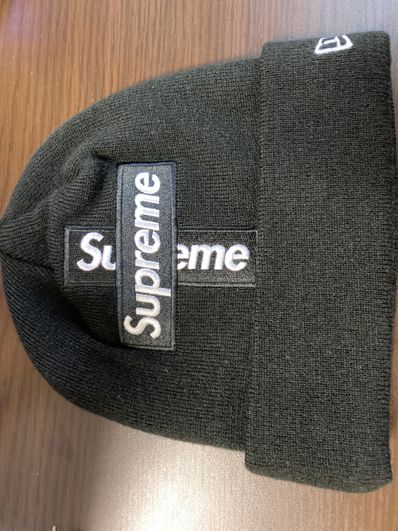 Supreme New Era® Cross Box Logo Beanie "Black"