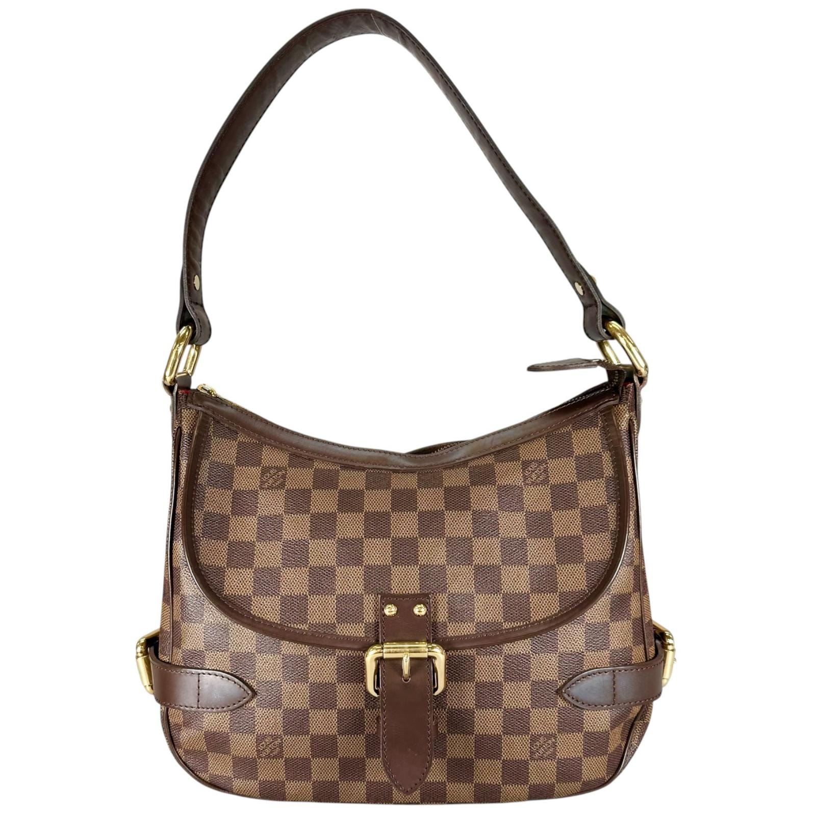 美品 LOUIS VUITTON ルイ・ヴィトン ハイバリー M51200 ハンドバッグ ダミエキャンバス ブラウン レディース【中古】