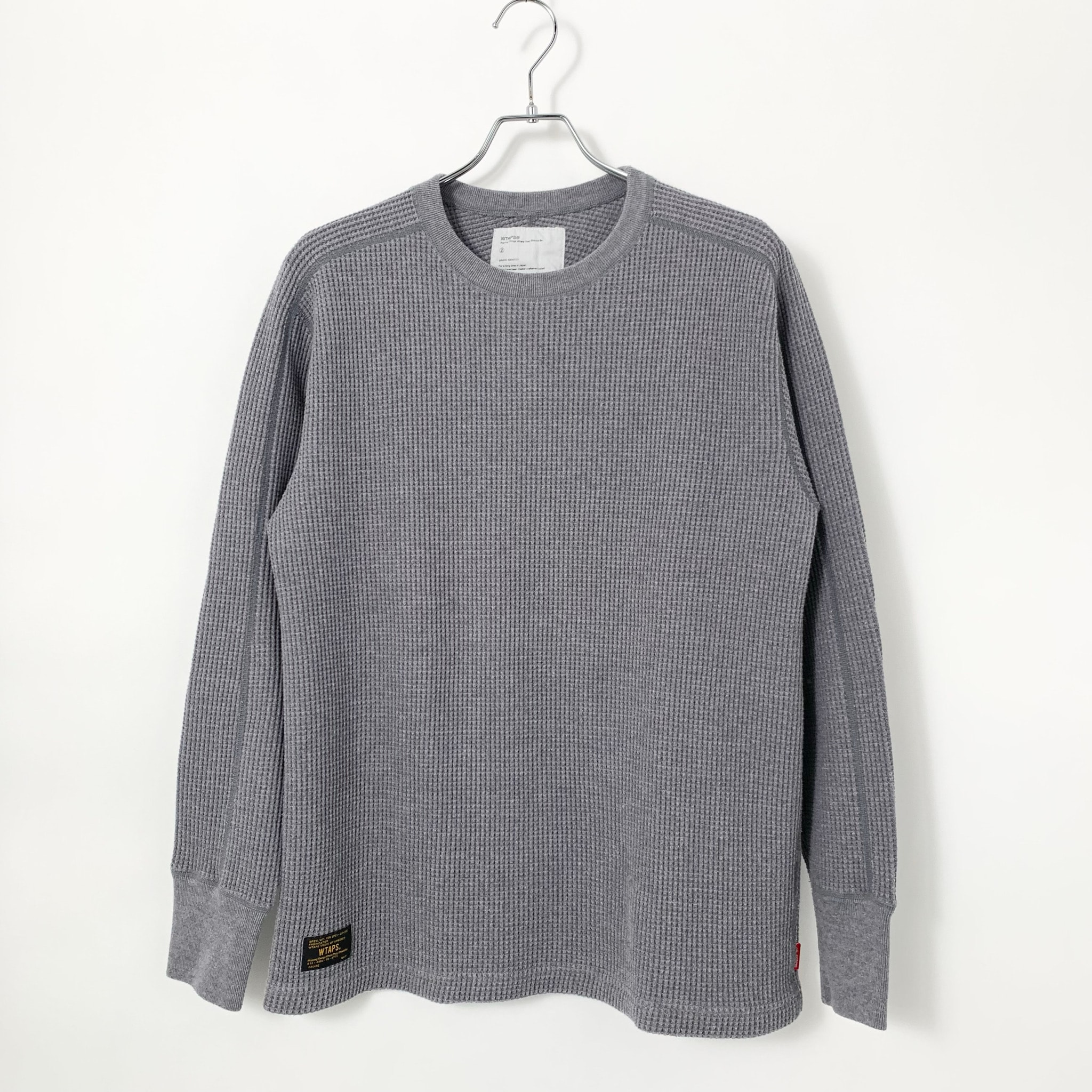 WTAPS WAFFLE L/S Gray