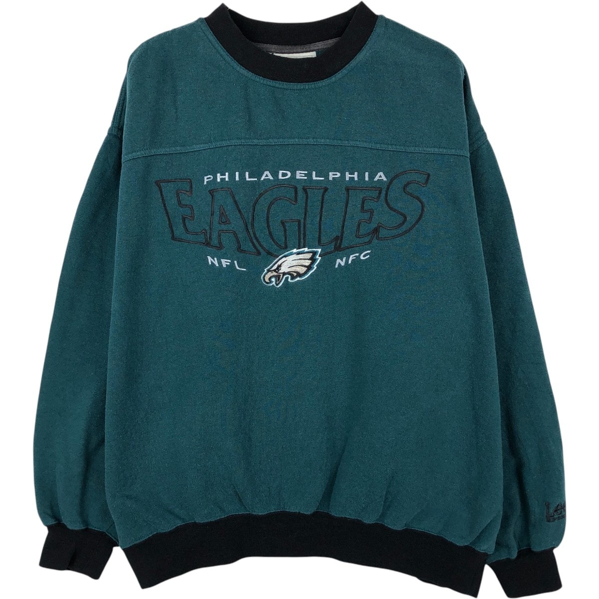 古着 90年代 リー Lee NFL PHILADELPHIA EAGLES フィラデルフィアイーグルス プリントスウェットシャツ トレーナー メンズL相当 ヴィンテージ/eaa672225