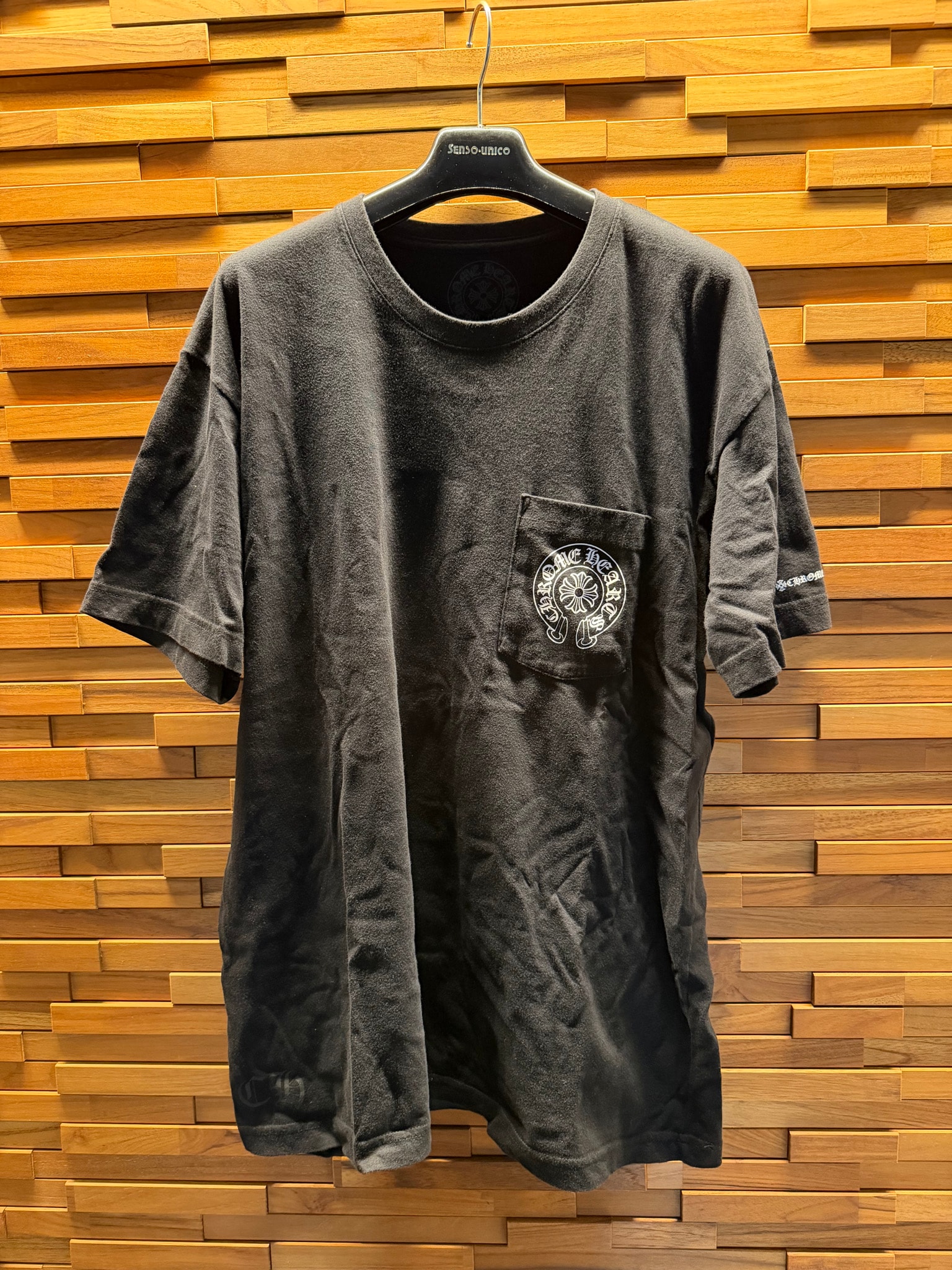 Chrome Hearts Horse Shoe Logo Pocket T-Shirt "Black"